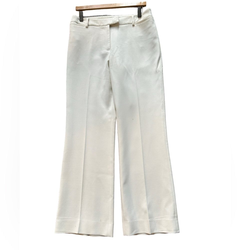 Sandra Angelozzi Womens Cream Dress‎ Pants Size 38